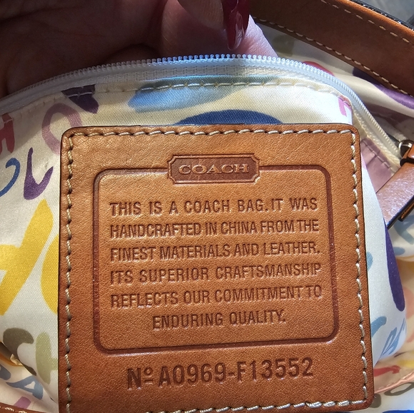 Coach• Hampton Pastel Reverseable Tote with British Tan Leather - Picture 13 of 13